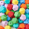 Hexagon Food Grade Eco-Friendly Silicone Focal Beads SIL-YW0001-11A-2