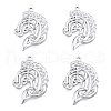 Non-Tarnish 201 Stainless Steel Pendants STAS-N098-262P-2
