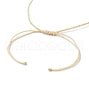 Round Natural Malaysia Jade & Rose Quartz Beaded Necklace & Bracelet & Dangle Earring Sets SJEW-JS01333-8