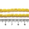 Electroplate Glass Beads Strands EGLA-D031-01L-4