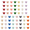 SUPERFINDINGS 60Pcs 15 Colors Acrylic Charms MACR-FH0001-18-1