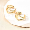 Brass Cuff Earrings EJEW-F370-20G-1