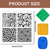 Silicone Clay Texture Mat AJEW-WH0447-027-2