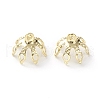 Brass Bead Cap Pendant Bails X-KK-H739-19G-1