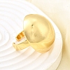 Brass Cuff Rings for Women RJEW-F183-01G-3
