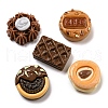Opaque Resin Imitation Food Decoden Cabochons X-CRES-H002-01B-1