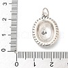 925 Sterling Silver Pendants STER-R008-04AS-01-3