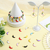 SUNNYCLUE 100Pcs Rack Plating Alloy Enamel Pendants FIND-SC0010-85-4
