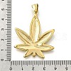 304 Stainless Steel Crystal Rhinestone Pendants STAS-P387-02G-3