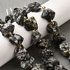 Raw Rough Natural Sesame Jasper/Kiwi Jasper Beads Strands G-Z087-A07-1