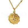 Stylish Stainless Steel Sunbeam Pendant Necklaces for Women Daily Wear YM0399-6-1