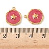 304 Stainless Steel Enamel Charms STAS-U057-14G-03-3