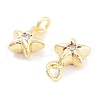Brass with Cubic Zirconia Pendant KK-P271-38A-01G-2