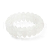 Bicone Natural Quartz Crystal Beads Stretch Bracelets for Women Men BJEW-C097-05J-4
