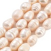 Natural Cultured Freshwater Pearl Beads Strands PEAR-P062-14A-2