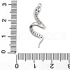 Brass Micro Pave Cubic Zirconia Pendants KK-P289-12P-3