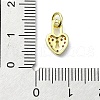 Brass Micro Pave Colorful Cubic Zirconia Pendants KK-H475-14G-07-3
