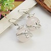 Fashion Gemstone Earrings EJEW-E002-M-2