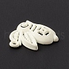 Spray Painted Alloy Pendents PALLOY-F282-04A-02-4