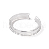 Transparent Plastic Single Bracelet Display Rings BDIS-F006-01B-2