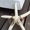 Ring Alloy Dangle Earrings FS-WGA4806-01-2