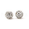 Grade A Round Crystal Pave Disco Ball Beads X-RB-H258-8MM-001-1