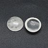 Natural Quartz Crystal Cabochons G-G788-D-10-2