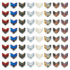  184Pcs 8 Style Electroplate Glass Beads Strands EGLA-TA0001-24-2