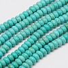 Synthetic Turquoise Beads Strands TURQ-G109-4x2mm-06-1