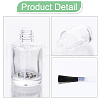 Globleland Transparent Glass Nail Polish Empty Bottle MRMJ-GL0001-18-3