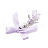Angel Glass Pearl Beads & Acrylic Pendant Decorations HJEW-JM03184-01-6
