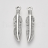 Tibetan Style Alloy Pendants TIBEP-S319-007AS-RS-1