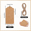 SOFPLATE 200Pcs Blank Kraft Paper Gift Tags CDIS-SP0001-10D-2