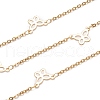 Ion Plating(IP) 304 Stainless Steel Butterfly Link Cable Chains STAS-P254-09G-1