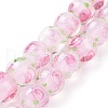 Handmade Lampwork Beads Strands LAMP-K027-05B-1