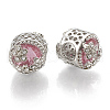 Alloy Rhinestone Beads PALLOY-T048-10P-2