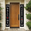 Rectangle Door Wall Hanging Polyester Sign for Festival HJEW-WH0036-02F-7