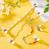 Unicraftale 6Pcs 201 Stainless Steel Mini Spring Bead Clamps for Beading Jewelry Making TOOL-UN0001-43-2
