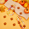 SOFPLATE 10Pcs Thanksgiving Day Food Grade Eco-Friendly Silicone Beads SIL-SP0001-10-4