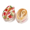 Printed Natural Shell Beads BSHE-G037-01J-2