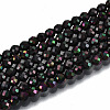Electroplate Non-magnetic Synthetic Hematite Beads Strands G-T114-60A-07-1