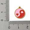 304 Stainless Steel Enamel Charms STAS-P388-19K-G-3