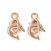Alloy Dolphin Pendants TIBEP-20596-RG-NR-1