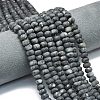 Natural Larvikite Beads Strands G-P575-A38-8x5mm-1