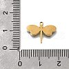 304 Stainless Steel Enamel Pendants STAS-F318-21G-3