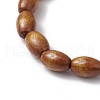 12Pcs Dyed Synthetic & Natural Gemstone and Natural Wood Beads Stretch Bracelet Set for Women Men BJEW-JB11564-5