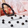 Olycraft Natural Golden Sheen Obsidian Beads Strands G-OC0001-06-5