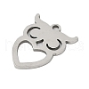 201 Stainless Steel Pendants STAS-F316-06P-01-2