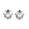Non-Tarnish 304 Stainless Steel Bead Caps STAS-S057-51B-P-2