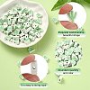 100Pcs Cactus Shape Polymer Clay Beads CLAY-CJC0003-02-5